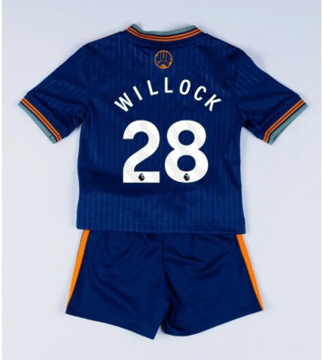 Newcastle United Joe Willock #28 Tredje Tröja Barn 2025-26 Kortärmad (+ Korta byxor)